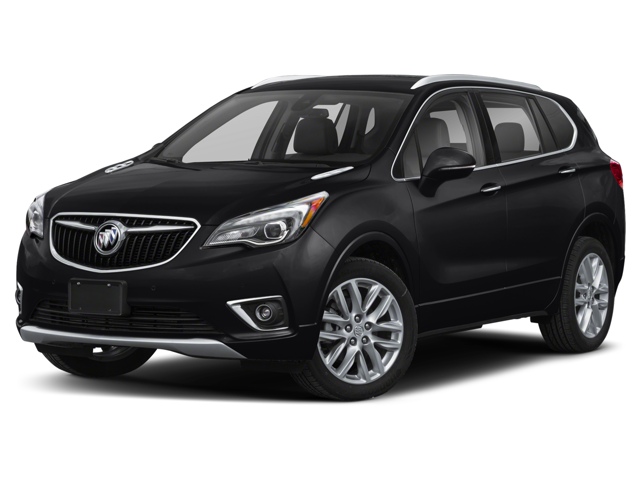 2019 Buick Envision Premium II in Ebony Twilight Metallic — front three-quarter view