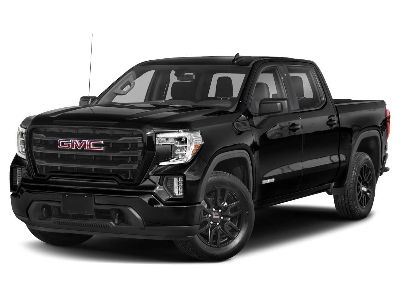 2022 GMC Sierra 1500 Limited Elevation in Summit White — front three-quarter view