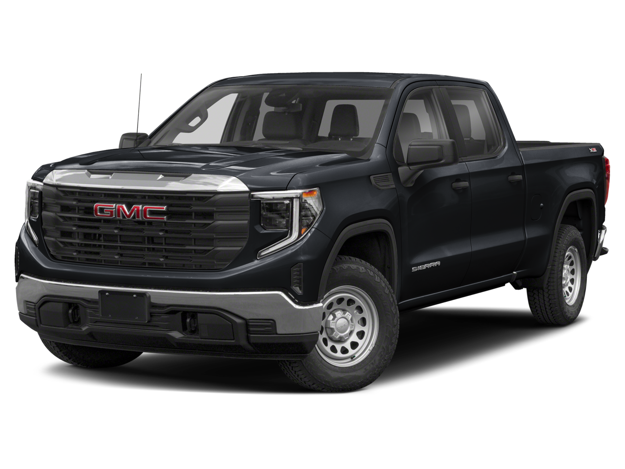 2024 GMC Sierra 1500 Denali in Volcanic Red Tintcoat — front three-quarter view