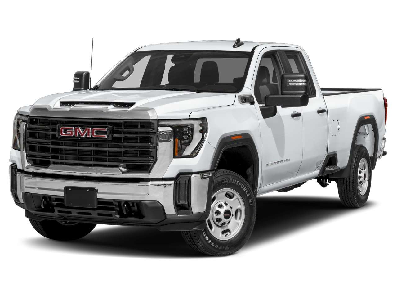 2024 GMC Sierra 2500 HD SLE in Cardinal Red — front three-quarter view